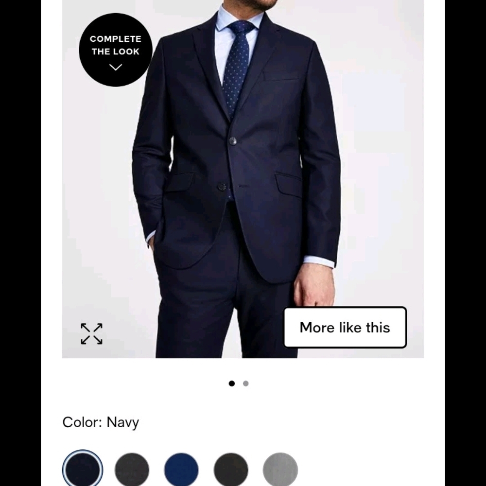 Kenneth Cole "Reaction" 2 piece men suit